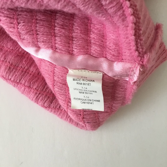 Capelli New York Kids Beanie Hat Pink Sequins Size 7-14 - Picture 3 of 3
